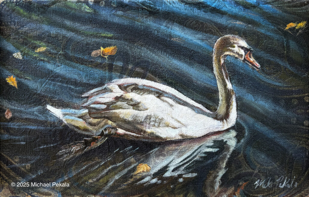 Swan Painting