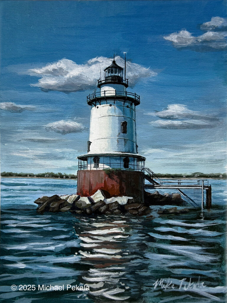 Conimicut Lighthouse Painting