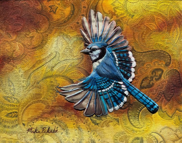 Blue Jay Painting