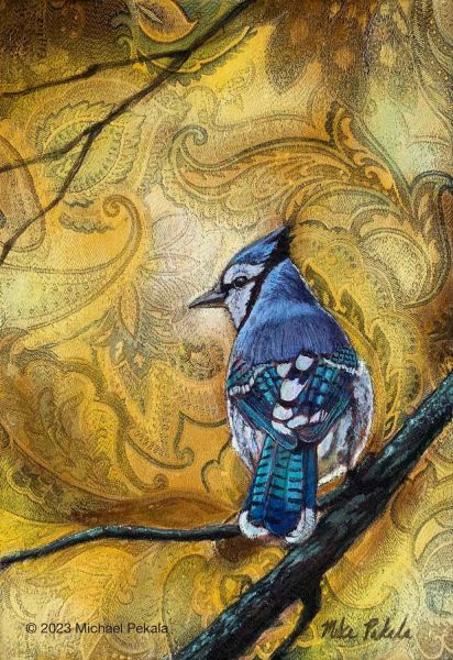 Autumn Blue Jay